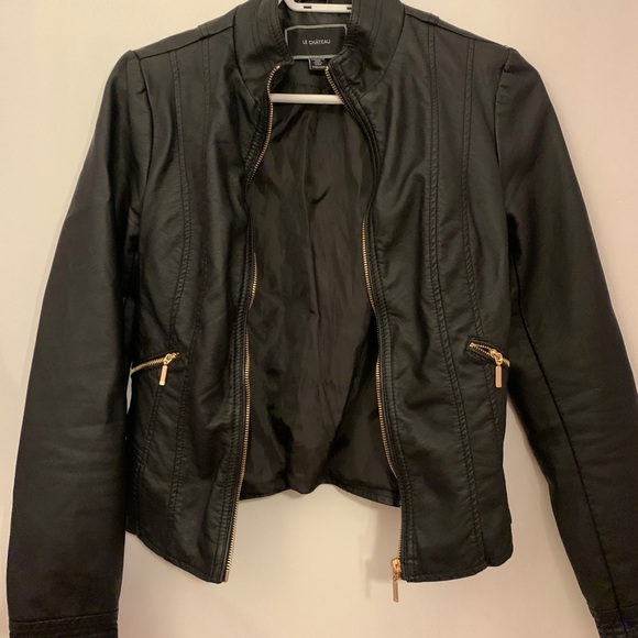 Le Chateau Faux Leather Jacket - Picture 2 of 4